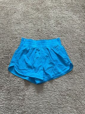 Victoria Secret Pink Active Lined Hot Shorts 3” Inseam Blue Size S
